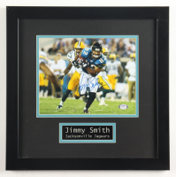 Jimmy Smith Signed Jaguars Custom Framed Photo Display (PSA) at PristineAuction.com