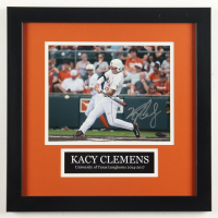 Kacy Clemens Signed Texas Longhorns Custom Framed Photo Display (TriStar) at PristineAuction.com