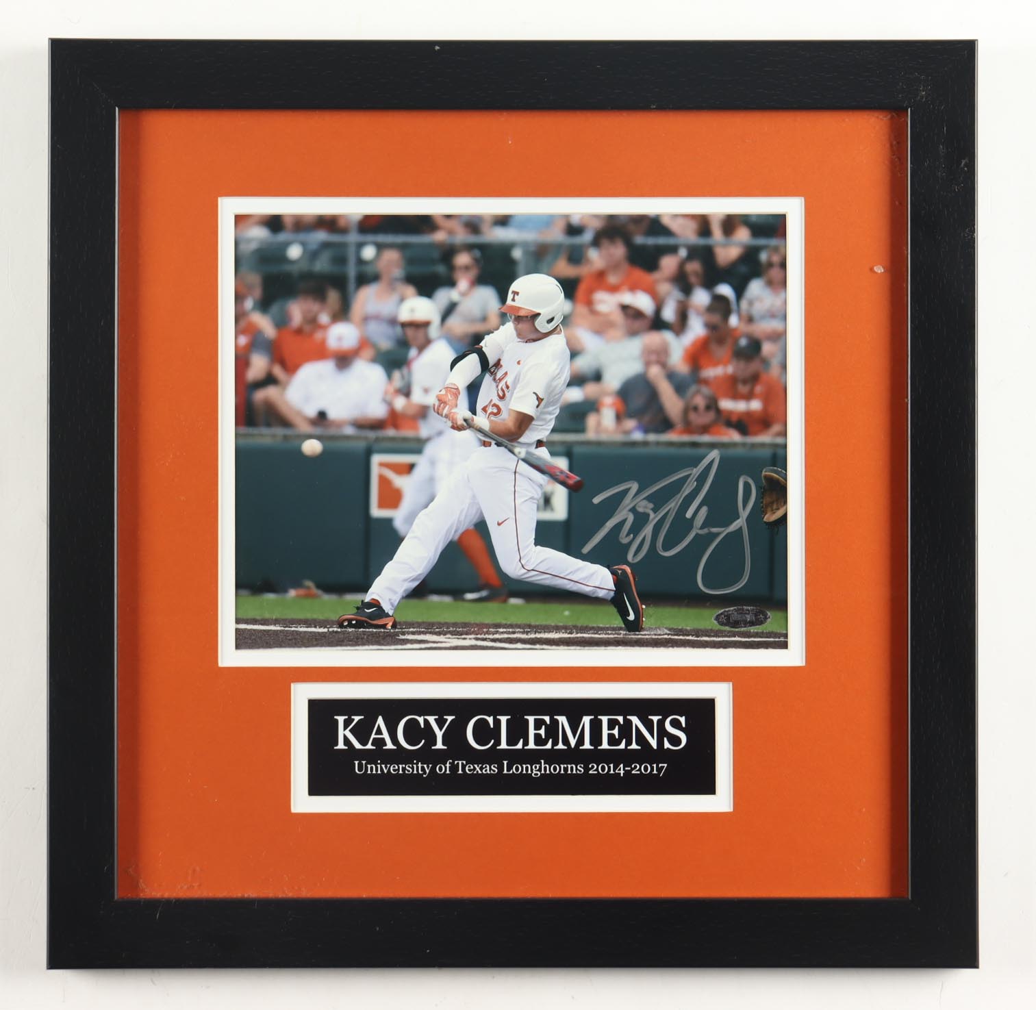 Kacy Clemens Signed Texas Longhorns Custom Framed Photo Display (TriStar) at PristineAuction.com Kacy Clemens Signed Texas Longhorns Custom Framed Photo Display (TriStar) at PristineAuction.com