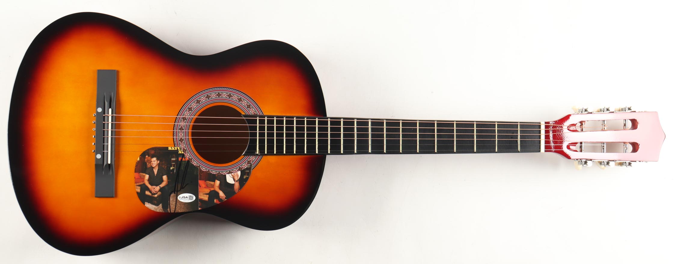 Jon Pardi Guitar with Signed Custom Insert Pickguard (JSA) at PristineAuction.com Jon Pardi Guitar with Signed Custom Insert Pickguard (JSA) at PristineAuction.com