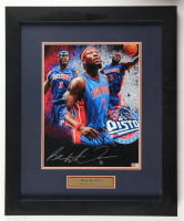 Ben Wallace Signed Pistons Custom Framed Photo Display (Steiner) at PristineAuction.com