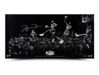 Michael Jordan Signed LE Bulls 18x36 Photo (UDA) at PristineAuction.com