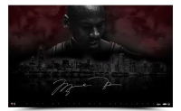 Michael Jordan Signed LE "City of Big Shoulders" Bulls 25x40 Photo (UDA) at PristineAuction.com