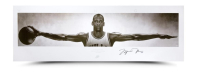 Michael Jordan Signed "Wings" 23x72 Photo (UDA) at PristineAuction.com