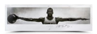 Michael Jordan Signed LE "Wings" 23x72 Photo Inscribed "2009 HOF" (UDA) at PristineAuction.com