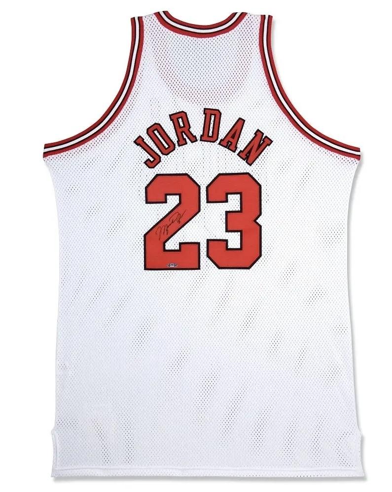 Michael Jordan Signed Bulls Mitchell & Ness Authentic Jersey (UDA) at PristineAuction.com Michael Jordan Signed Bulls Mitchell & Ness Authentic Jersey (UDA) at PristineAuction.com