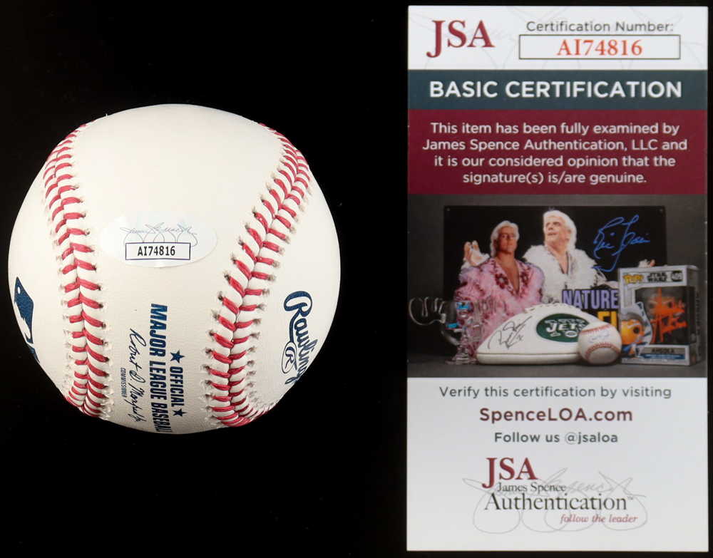 Jeff Bagwell Signed OML Baseball (JSA) at PristineAuction.com Jeff Bagwell Signed OML Baseball (JSA) at PristineAuction.com