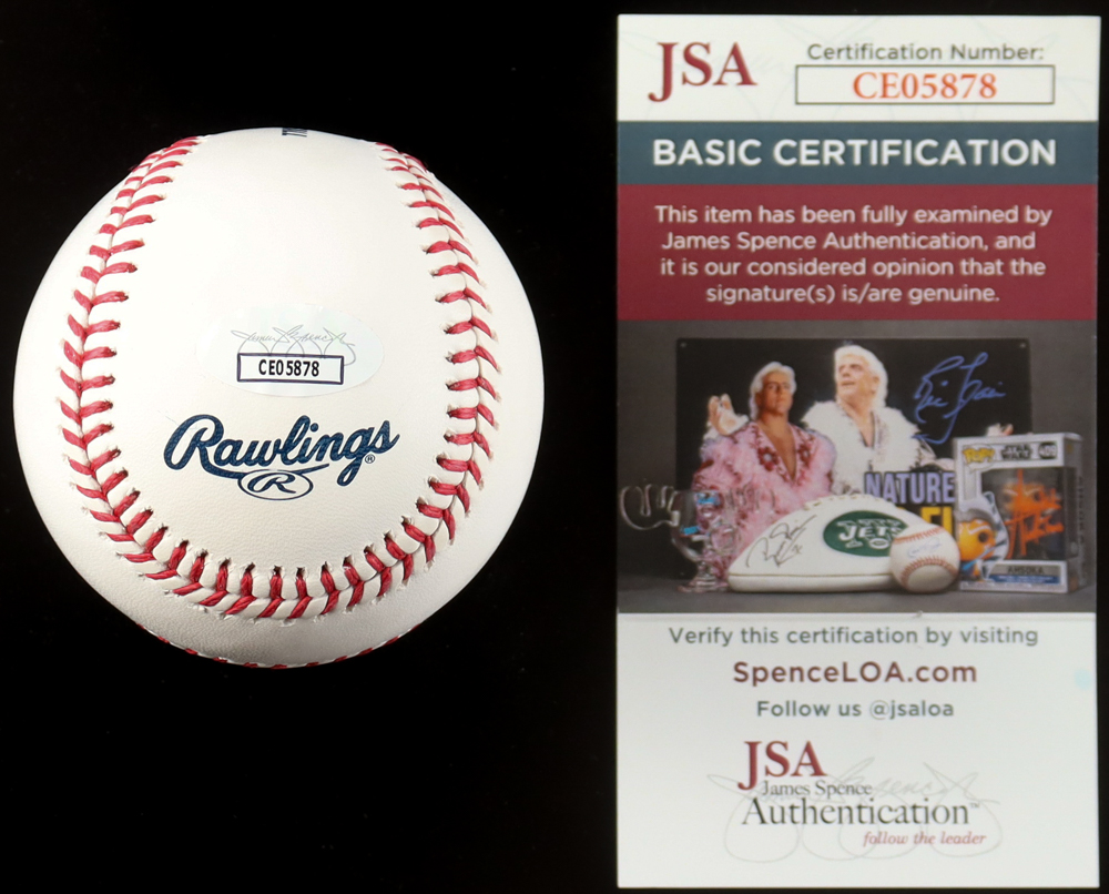 Billy Wagner Signed OML Hall of Fame Logo Baseball (JSA) at PristineAuction.com Billy Wagner Signed OML Hall of Fame Logo Baseball (JSA) at PristineAuction.com