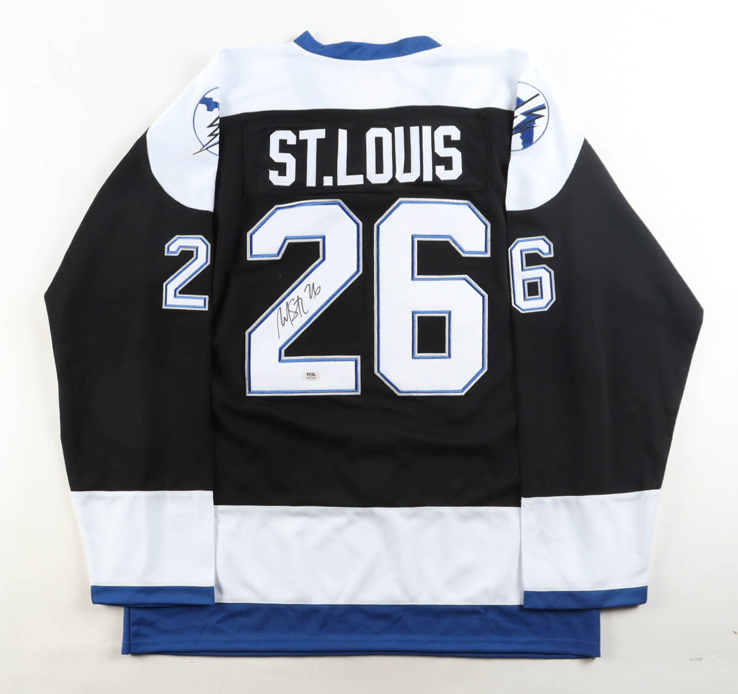 Martin St. Louis Signed Jersey (PSA) at PristineAuction.com Martin St. Louis Signed Jersey (PSA) at PristineAuction.com