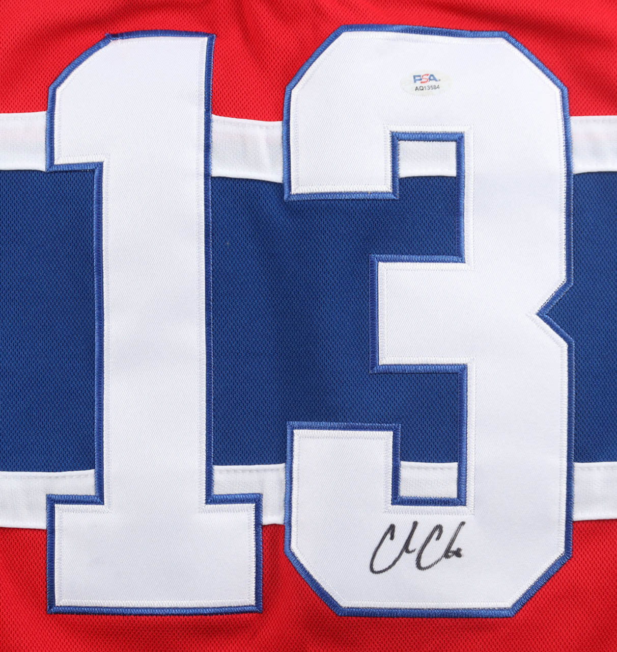 Cole Caufield Signed Jersey (PSA) at PristineAuction.com Cole Caufield Signed Jersey (PSA) at PristineAuction.com