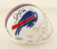 Dawson Knox Signed Bills Speed Mini Helmet (Beckett) at PristineAuction.com