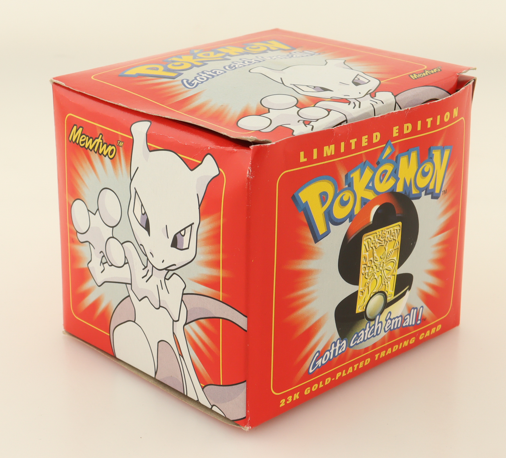 Mewtwo 23Kt Gold-Plated Pokemon Card with Original Packaging at PristineAuction.com Mewtwo 23Kt Gold-Plated Pokemon Card with Original Packaging at PristineAuction.com