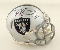 Bill Romanowski Signed Raiders Speed Mini Helmet (Beckett) at PristineAuction.com