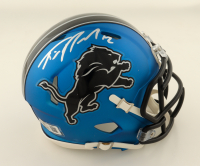 Tim Patrick Signed Lions Alternate Speed Mini Helmet (Beckett) at PristineAuction.com