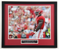 Brian Robinson Jr. Signed Alabama Crimson Tide Custom Framed Photo Display Inscribed "Roll Tide" (Fanatics) at PristineAuction.com