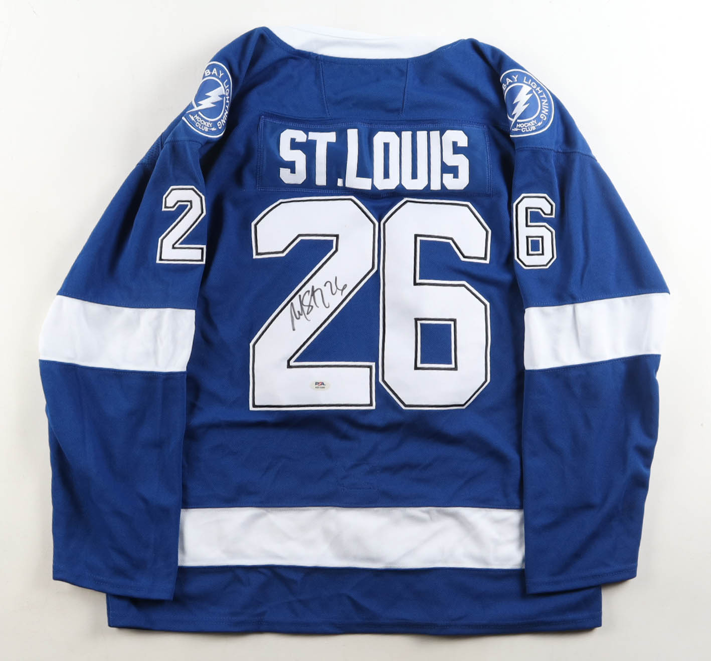 Martin St. Louis Signed Jersey (PSA) at PristineAuction.com Martin St. Louis Signed Jersey (PSA) at PristineAuction.com
