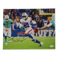 Jordan Poyer Signed Bills 11x14 Photo (JSA) at PristineAuction.com