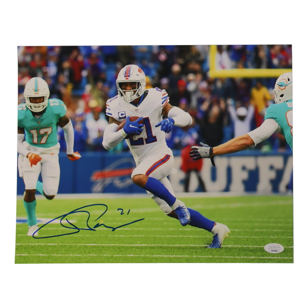 Jordan Poyer Signed Bills 11x14 Photo (JSA) at PristineAuction.com Jordan Poyer Signed Bills 11x14 Photo (JSA) at PristineAuction.com