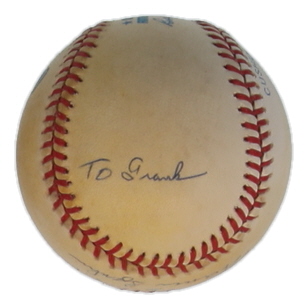 Warren Spahn Signed OAL Baseball Inscribed "363 Lifetime Wins" (JSA) at PristineAuction.com Warren Spahn Signed OAL Baseball Inscribed "363 Lifetime Wins" (JSA) at PristineAuction.com