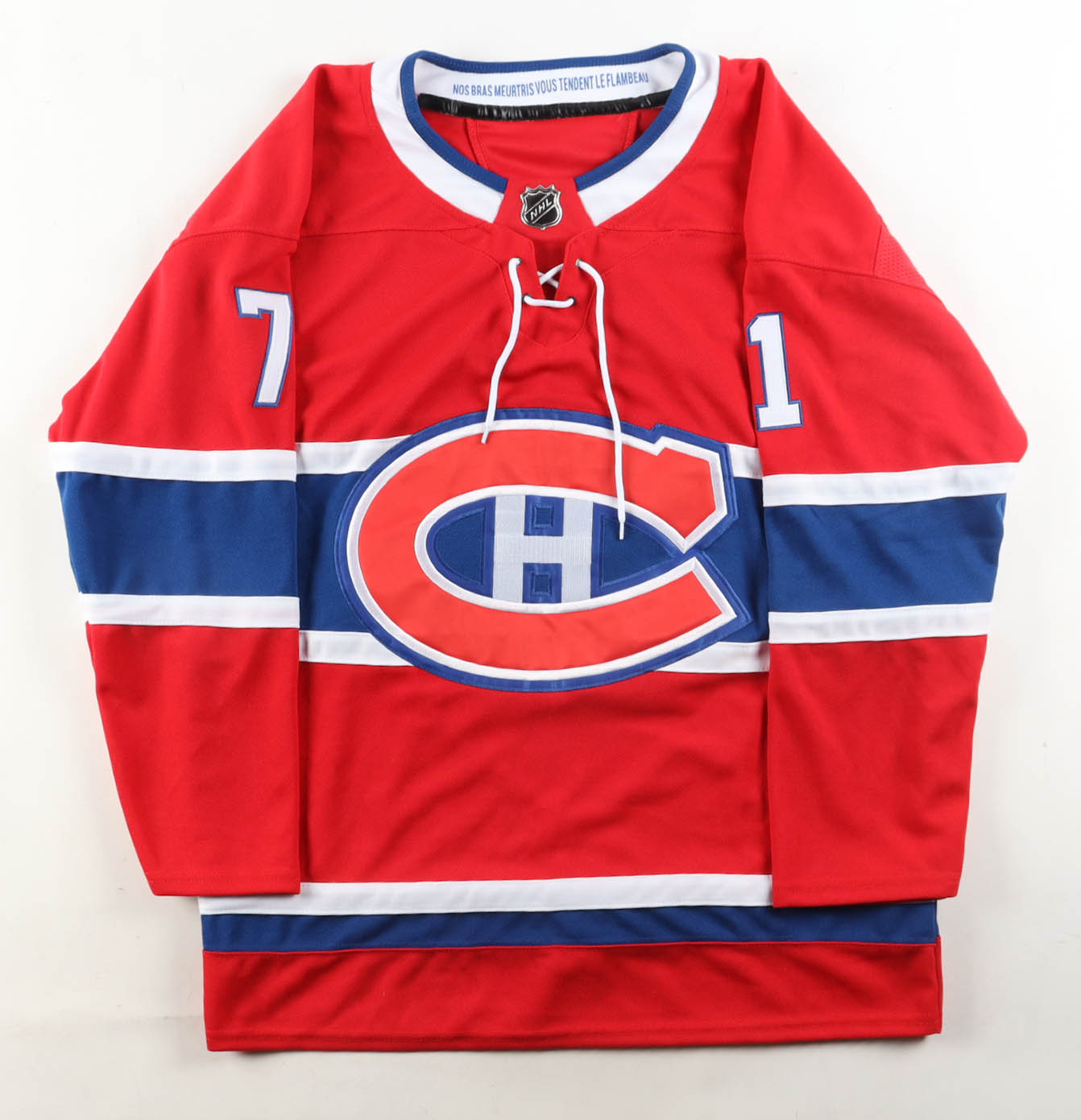 Jake Evans Signed Jersey (PSA) at PristineAuction.com Jake Evans Signed Jersey (PSA) at PristineAuction.com