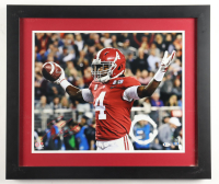 Jerry Jeudy Signed Alabama Crimson Tide Custom Framed Photo Display (Beckett) at PristineAuction.com