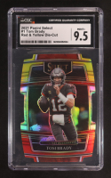 Tom Brady 2021 Select Prizm Red and Yellow Die Cut #1 (CGC 9.5) at PristineAuction.com