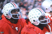 Archie Griffin & Cornelius Greene Signed Ohio State Buckeyes 16x24 Photo Inscribed "H.T. 1974/75" (Beckett) at PristineAuction.com