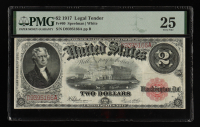 1917 $2 Dollar Legal Tender Bank Note (PMG 25 VF) at PristineAuction.com