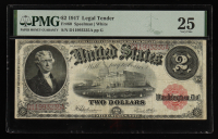 1917 $2 Dollar Legal Tender Bank Note (PMG 25 VF) at PristineAuction.com