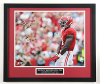 Brian Robinson Jr. Signed Alabama Crimson Tide Custom Framed Photo Display Inscribed "Roll Tide" (Fanatics) at PristineAuction.com