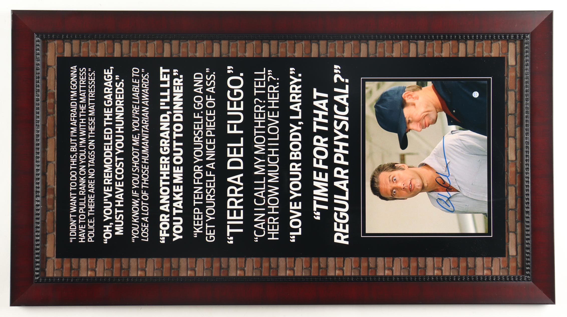 Chevy Chase Signed "Fletch" Custom Framed Photo Display (Steiner) at PristineAuction.com Chevy Chase Signed "Fletch" Custom Framed Photo Display (Steiner) at PristineAuction.com