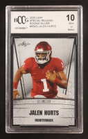 Jalen Hurts 2020 Leaf Special Release Rookie Silver #RS-03 RC (BCCG 10) at PristineAuction.com