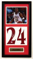 Joe Johnson Signed Arkansas Razorbacks Custom Framed Jersey Number Display (PSA) at PristineAuction.com