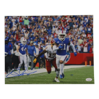 Jordan Poyer Signed Bills 11x14 Photo (JSA) at PristineAuction.com