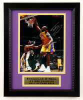 Shaquille O'Neal Signed Lakers Custom Framed Photo Display (Beckett) at PristineAuction.com
