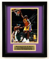 Shaquille O'Neal Signed Lakers Custom Framed Photo Display (Beckett) at PristineAuction.com