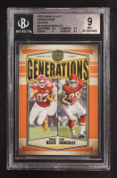 Travis Kelce / Tony Gonzalez 2022 Panini Legacy Generations Orange #G-9 #088/125 (BGS 9) at PristineAuction.com