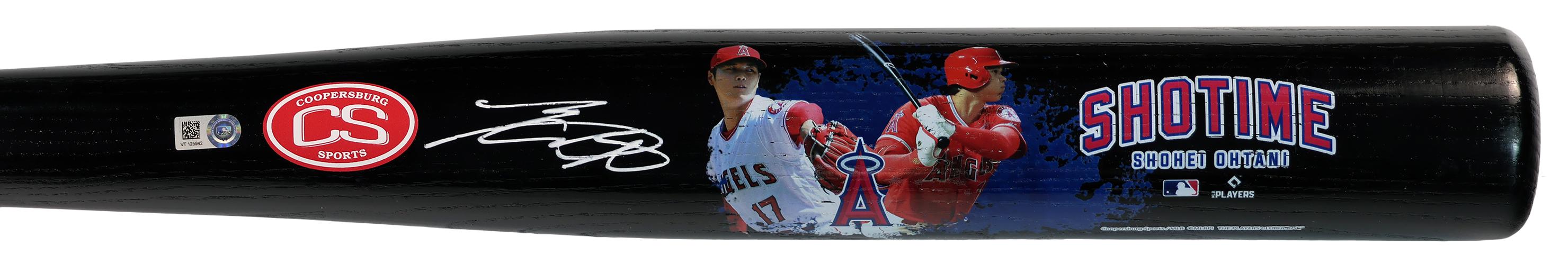 Shohei Ohtani Signed "SHOTIME" Commemorative Baseball Bat (MLB & Fanatics) at PristineAuction.com Shohei Ohtani Signed "SHOTIME" Commemorative Baseball Bat (MLB & Fanatics) at PristineAuction.com