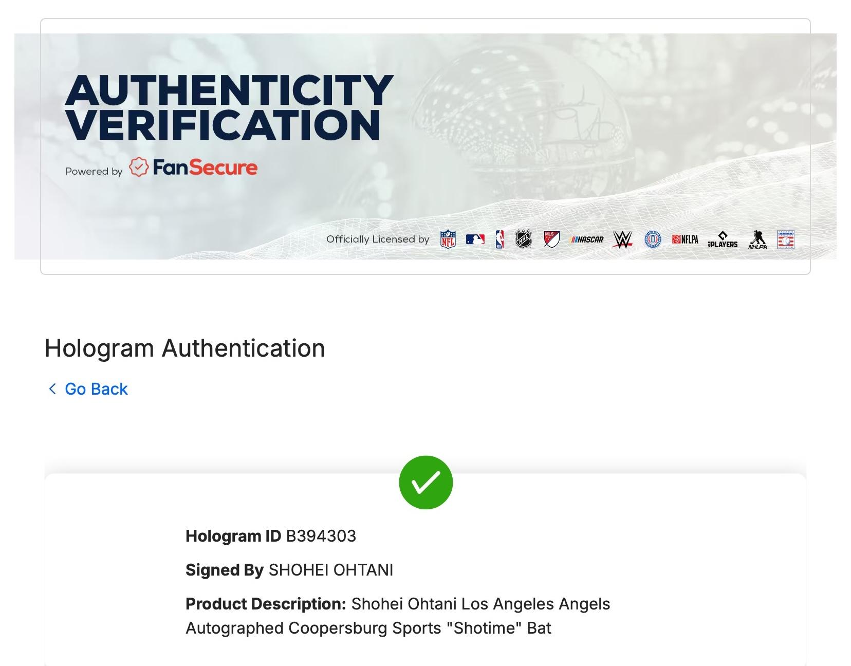 Shohei Ohtani Signed "SHOTIME" Commemorative Baseball Bat (MLB & Fanatics) at PristineAuction.com Shohei Ohtani Signed "SHOTIME" Commemorative Baseball Bat (MLB & Fanatics) at PristineAuction.com