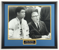 John Wooden Signed UCLA Bruins Custom Framed Photo Display (Sports Collectibles) at PristineAuction.com