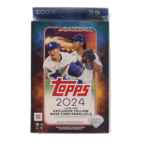 2024 Topps MLB Update Series Baseball Trading Card Hanger Box With (59) Cards at PristineAuction.com