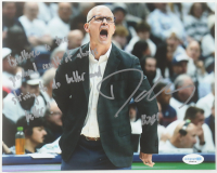 Dan Hurley Signed UConn Huskies 8x10 Photo Inscribed "Excellence is the Gradual Result of Always Striving to do Better and Better!" & "B2B!" (ACOA) at PristineAuction.com