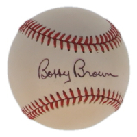 Bobby Brown Signed OAL Baseball (JSA) at PristineAuction.com
