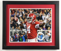 Jerry Jeudy Signed Alabama Crimson Tide Custom Framed Photo Display (Beckett) at PristineAuction.com