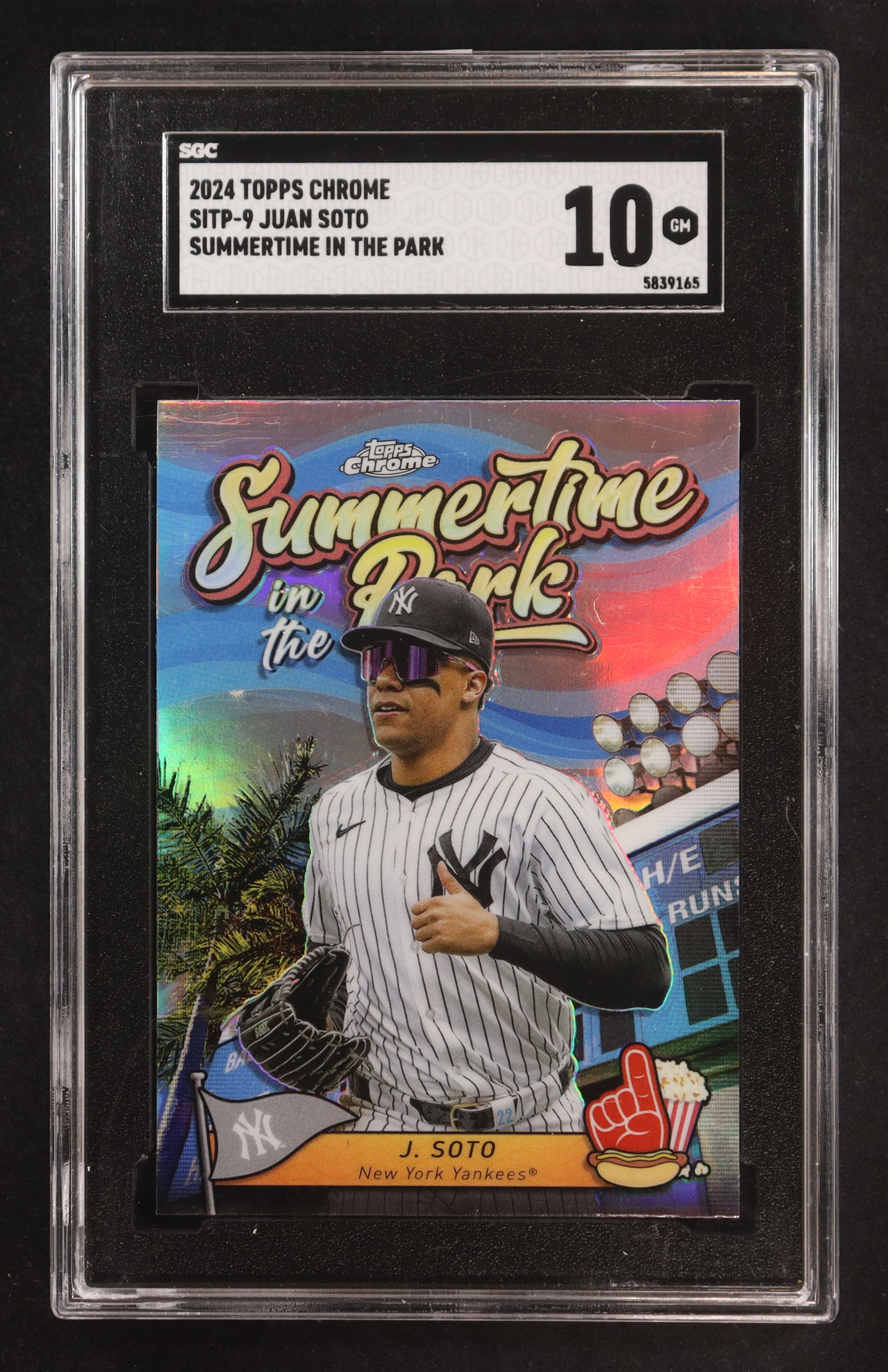 Juan Soto 2024 Topps Chrome Summertime In The Park #SITP-9 (SGC 10) at PristineAuction.com Juan Soto 2024 Topps Chrome Summertime In The Park #SITP-9 (SGC 10) at PristineAuction.com