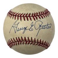 George Pfister Signed ONL Baseball (Beckett) at PristineAuction.com