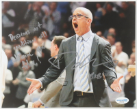 Dan Hurley Signed UConn Huskies 8x10 Photo Inscribed "Decisions Not Conditions Will Determine Your Future!" & "B2B!" (ACOA) at PristineAuction.com