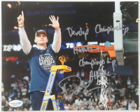Dan Hurley Signed UConn Huskies 8x10 Photo Inscribed "Develop Championship Habits & A Championship Attitude!" & "B2B!" (ACOA) at PristineAuction.com