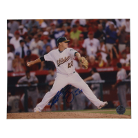 Andrew Bailey Signed Athletics 8x10 Photo Inscribed "2009 AL ROY" (UTR) at PristineAuction.com