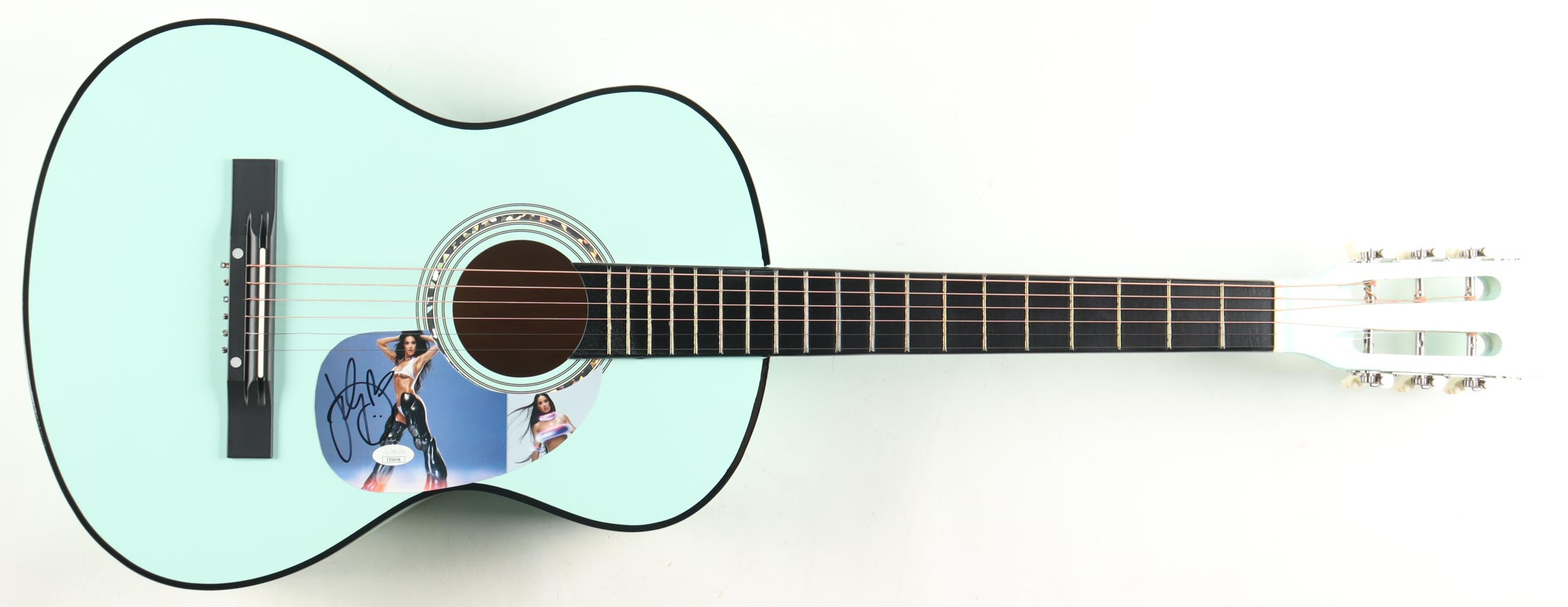 Katy Perry Guitar with Signed Custom Insert Pickguard (JSA) at PristineAuction.com Katy Perry Guitar with Signed Custom Insert Pickguard (JSA) at PristineAuction.com